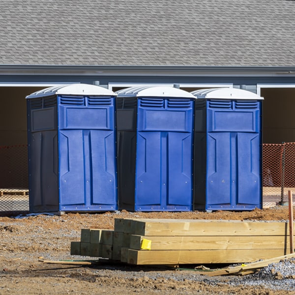 do you offer hand sanitizer dispensers inside the porta potties in Oak Island North Carolina